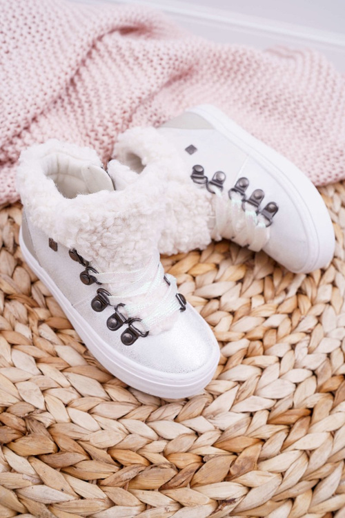 Dievčenské baby topánky veľká hviezda biela EE374017