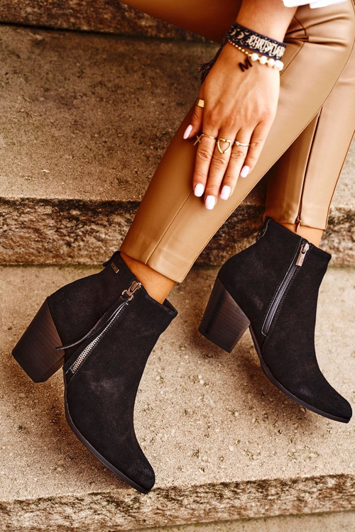 Dámske topánky na veľkej hviezde Black GG274362 Post