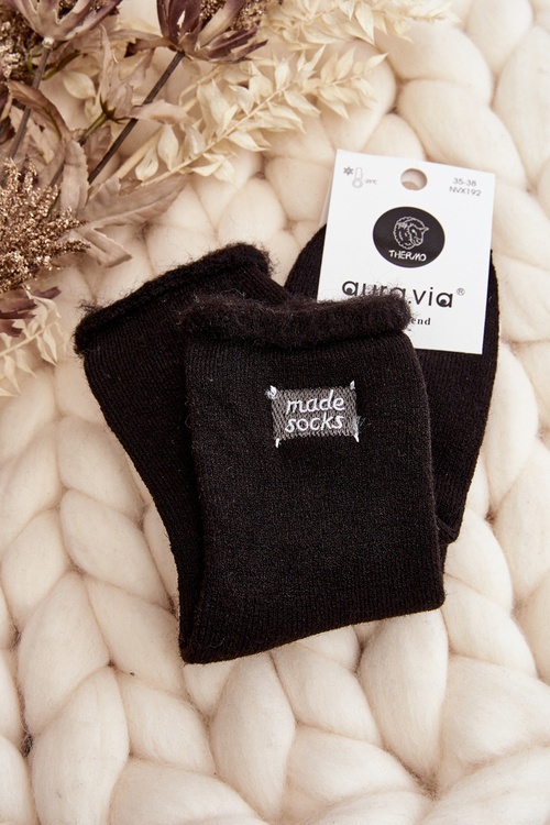 Dámské Hrubečké Černé Ponožky