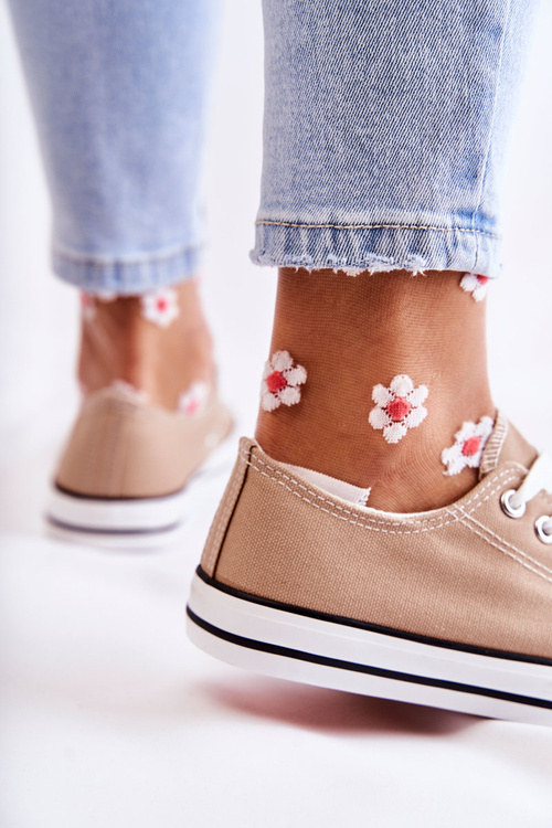 Dámské klasické tenisky Tmavě béžová Be Mine