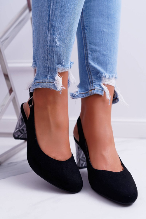 Dámske čerpadlá na Sergio Leone SK788 Black Lati Haberry