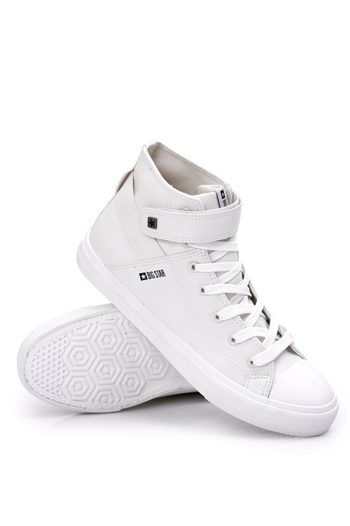 Pánska vysoká veľká hviezda Białe Y174024 tenisky