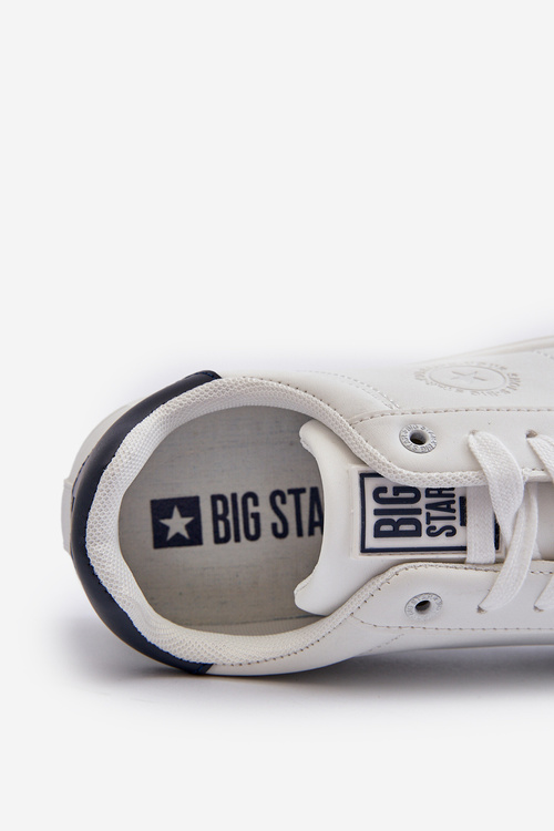 Nízke pánske tenisky z ekologickej kože Big Star NN174282 biela
