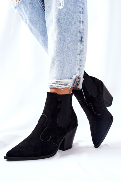 Black Maurelle Cowboy topánky