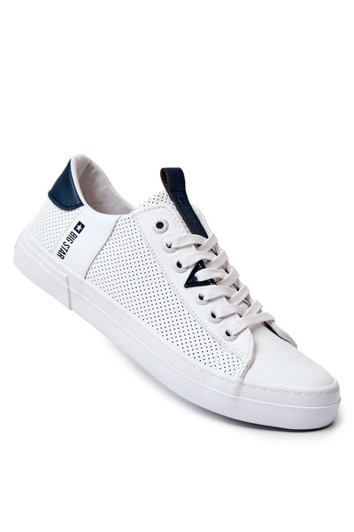 Pánské Kožené Tenisky BIG STAR JJ174226 Bílá