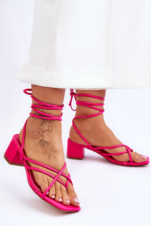Viazané sandále Pink Secret Love Heels
