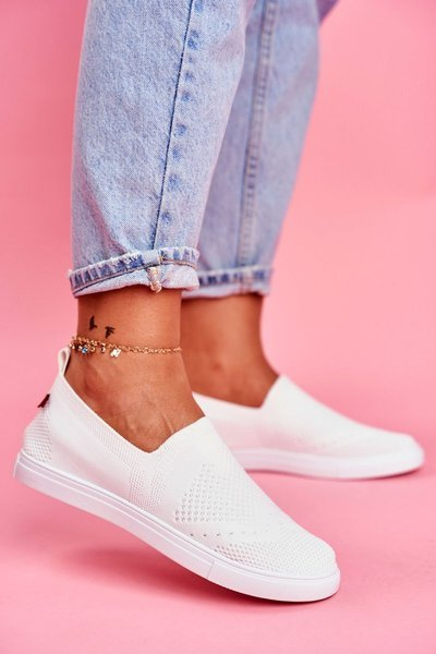 Dámské Tenisky Slip-on Big Star Bílé FF274A608