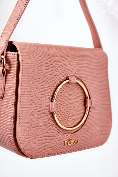 Nobo M0820-C004 Snake Messenger Bag Pink