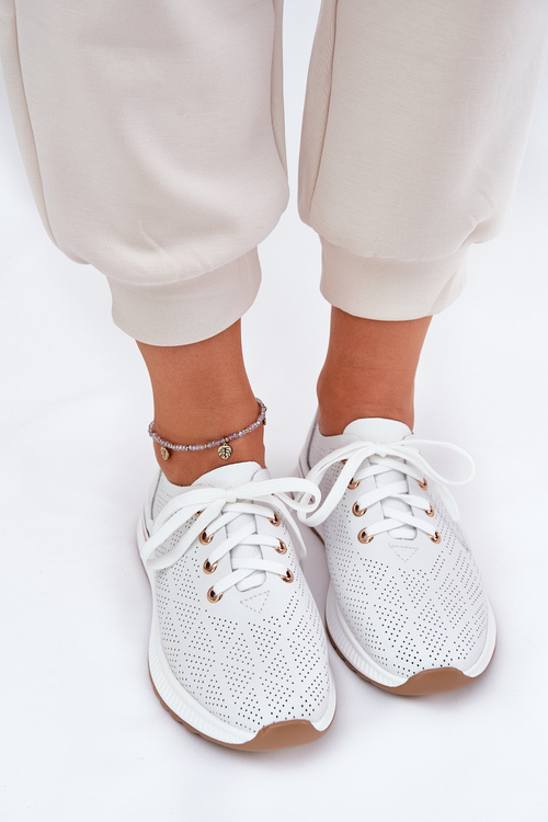 Kožené Lehká Polobotky Dámské Artiker 54C1758 Bílé