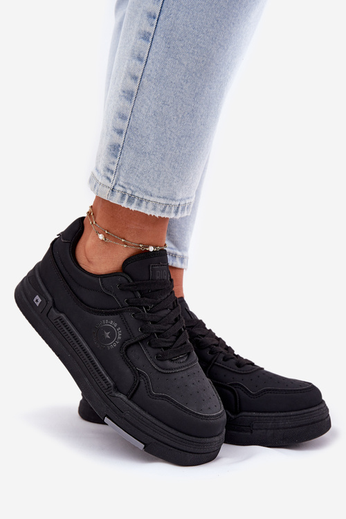 Nízké Dámské Tenisky Big Star RR274A311 HI-POLY SYSTEM Černé