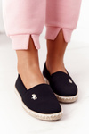 Dámske espadrilly vkĺzli Black Reynu