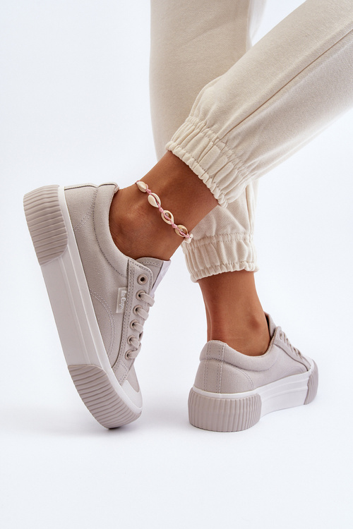 Dámské tenisky na tlusté podrážce Lee Cooper LCW-24-31-2178 šedé