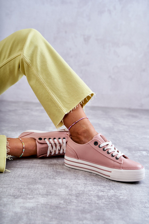 Nízké dámské tenisky Big Star KK274016 Růžová