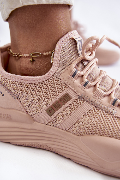 Dámske tenisky pamäť peny s pamäťou Big Star KK274348 Pink