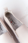 Dámské Kožené Tenisky Slip-On S.Barski Béžové