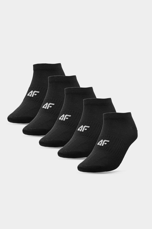 Dámské ponožky 4F 5-PACK 4FWAW23USOCF214-20S Černé