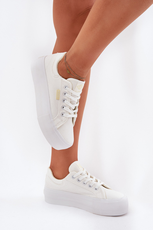 Dámské Tenisky Na Platformě Lee Cooper LCW-25-31-3450L Bílé