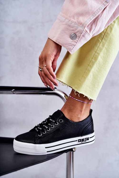 Nízké dámské tenisky Big Star KK274015 Černá