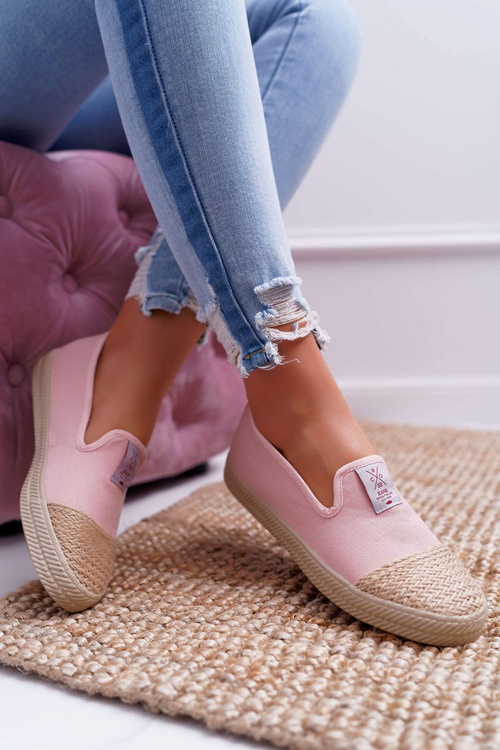 Dámské Espadrilky Cross Jeans růžové DD2R4048
