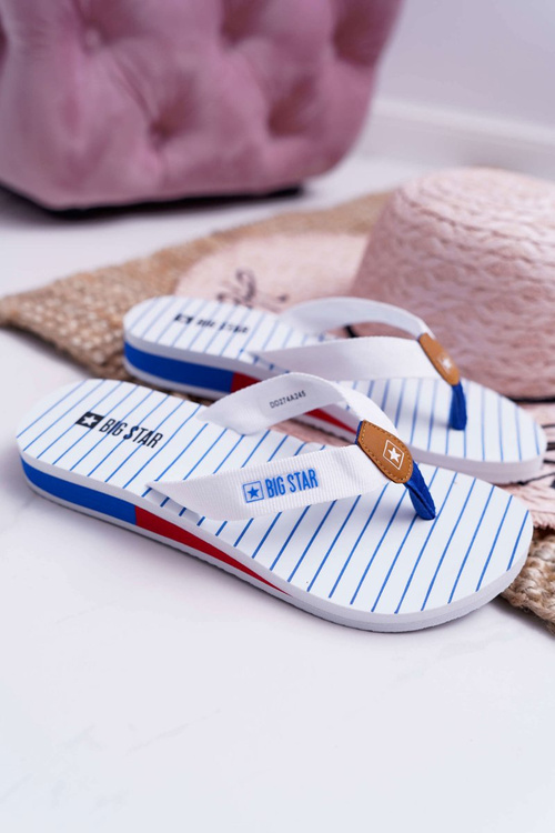 Ženské flip -flops Big Star DD274A245 biela