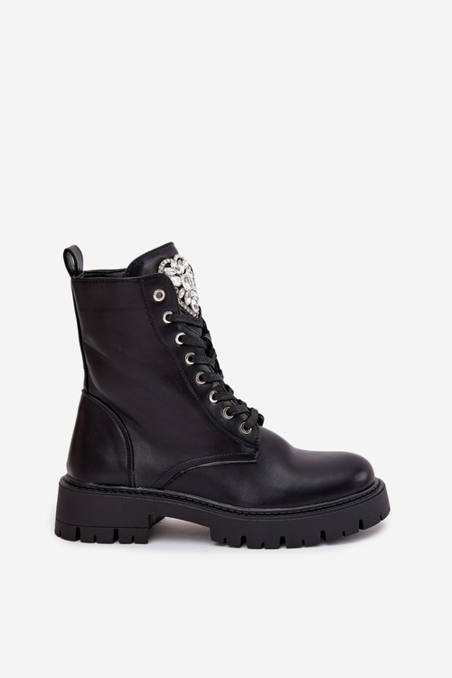 Dámské workery s krystaly na jazyku světle béžové Rosira