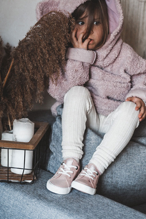 Nazouvací tenisky Big Star JJ374166 Světle růžová