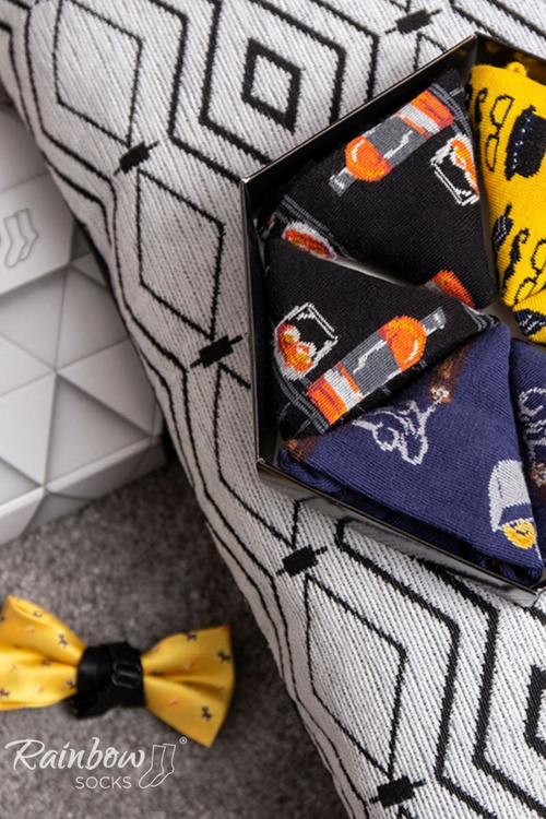 Ponožky dúhové ponožky páni 3 páry