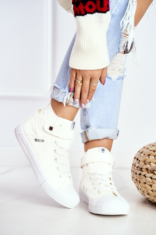 Dámske vysoké tenisky Veľká hviezda ff274579 biela