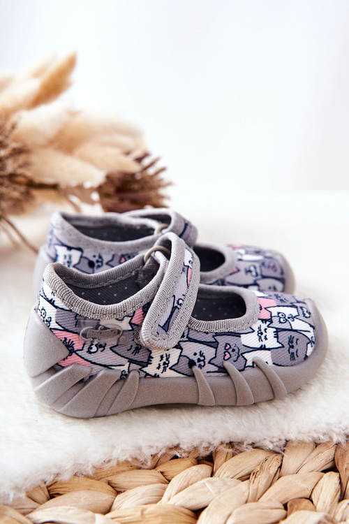 Ballerina Papcie Befado Kitty 109p241 Gray
