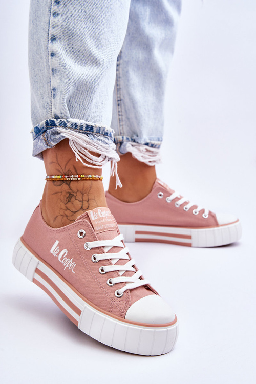 Dámske tenisky na platforme Lee Cooper LCW-23-31-1804L Pink