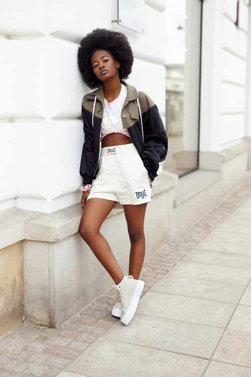 Dámské Vysoké Tenisky Na Platformě Béžové Manhattan