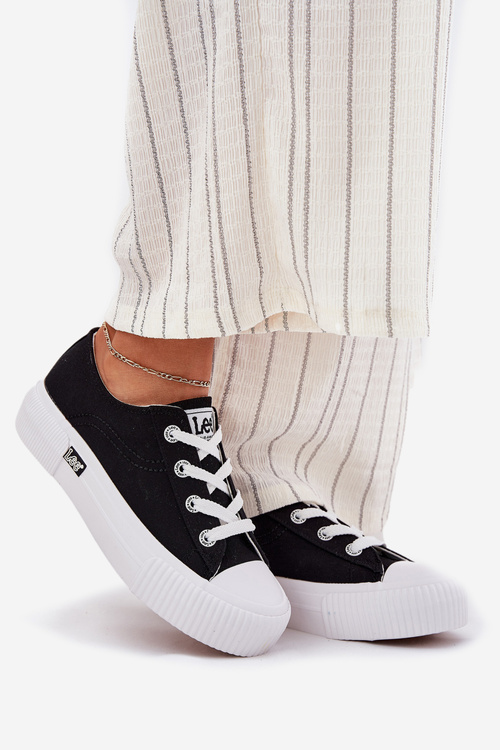 Dámské Tenisky Na Platformě Černé LEE ISLA C WOMEN LOW 50251001