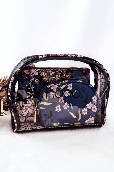 Malý průhledný kosmetický kufřík NOBO L0050-CM12 Mix