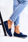 Suede Moccasins Dámska námornícka modrá Millare