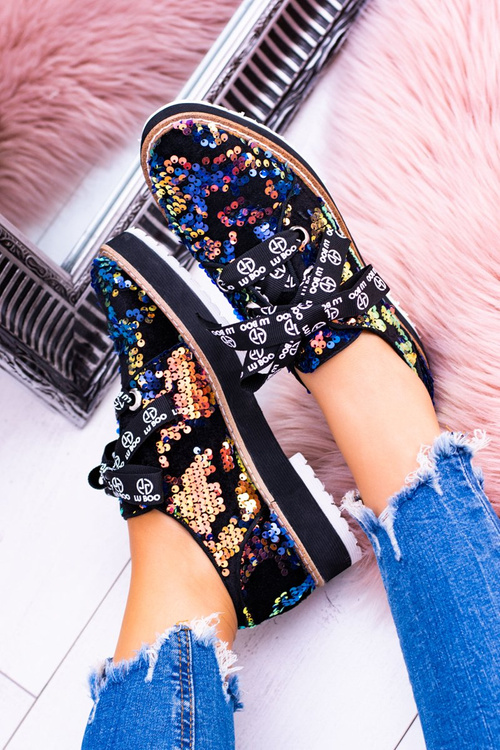 Lu Boo Dámske topánky Suede multikolor Moonlight