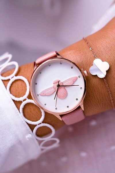 Dámske hodinky Michael John Pink Ivaria