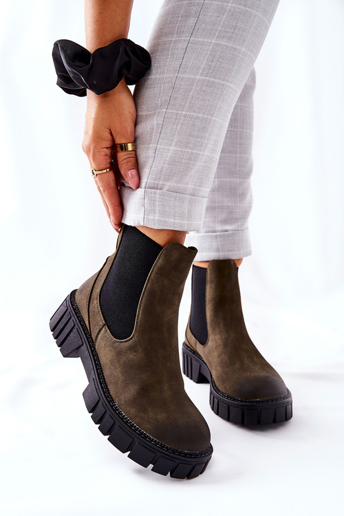 Boty Worker Sergio Leone TR761 Zelené