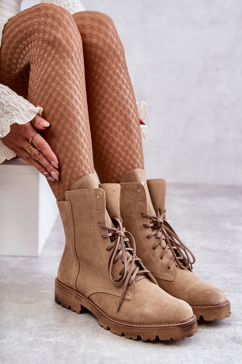 Semišové topánky na Nicole 2754 béžová