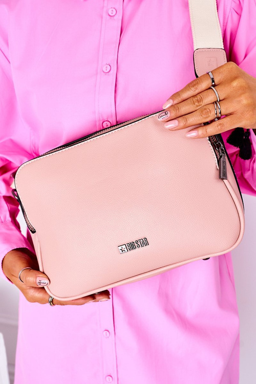 Dámská Kabelka Listonoška Kufr Big Star HH574086 Růžová
