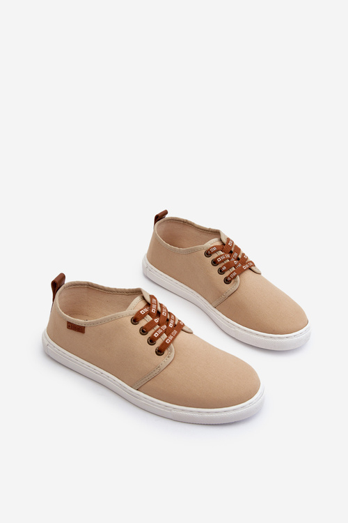 Pánske tenisky Big Star NN176001 Memory Foam System Beige