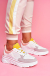 Dámská Sportovní Obuv Růžovo-Bílá Fresno