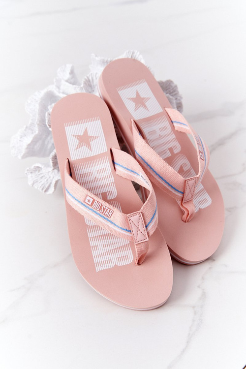 Ženské flip -flops veľká hviezda HH274A060 ružová