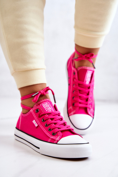 Nízke dámske tenisky Veľká hviezda JJ274A005 Fuchsia