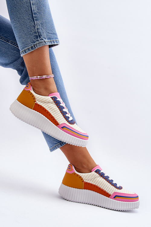 Dámske Tenisky Na Platforme Multikolor Redala