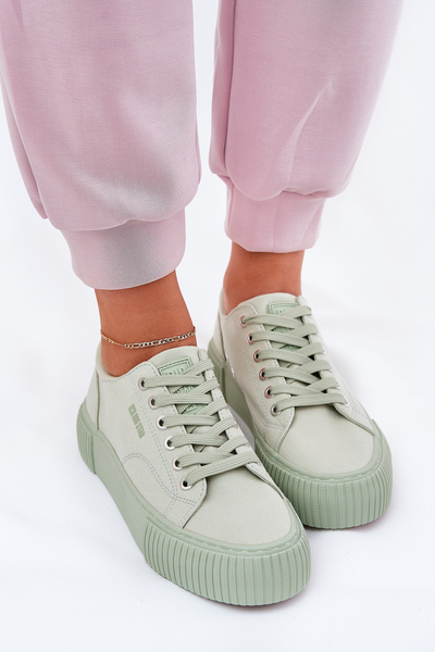 Dámské textilní tenisky Big Star RR274408 zelené