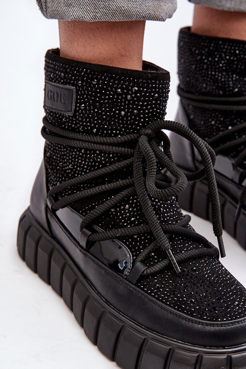 Izolované snehové topánky zdobené Goe MM2N4080 808