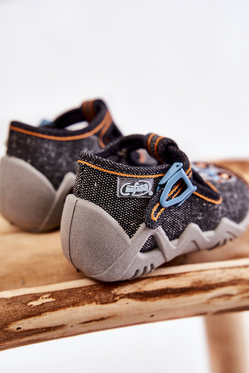 Detské sandále Papcie Befado Track 217p111 Tmavo šedá