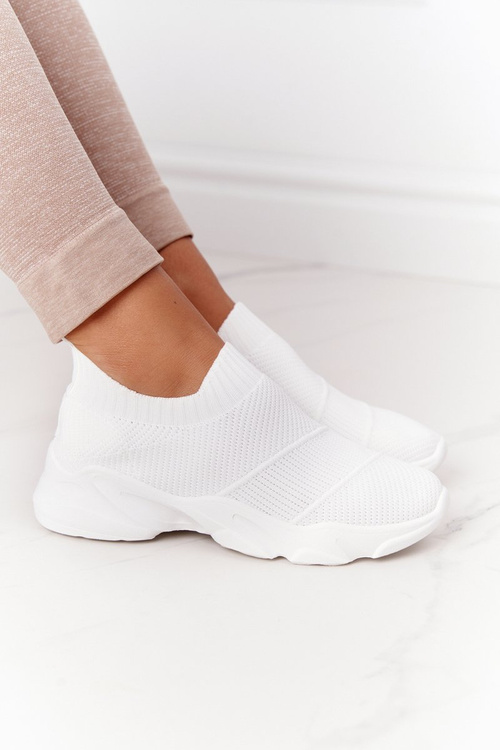 Dámské Tenisky Slip-on Bílé Yoga Class