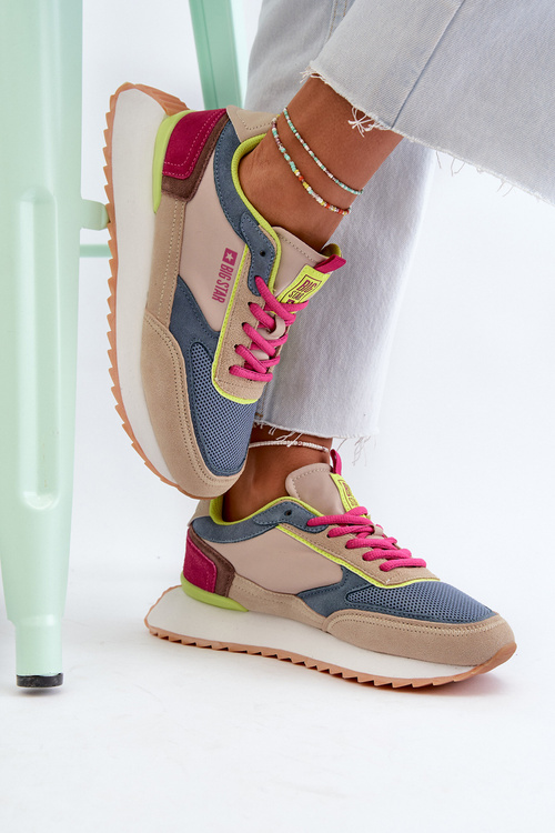 Dámské tenisky s paměťovou pěnou Memory Foam System Big Star NN274692 Multikolor