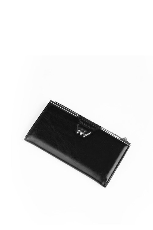 Velká peněženka se sponou Černý Nadine